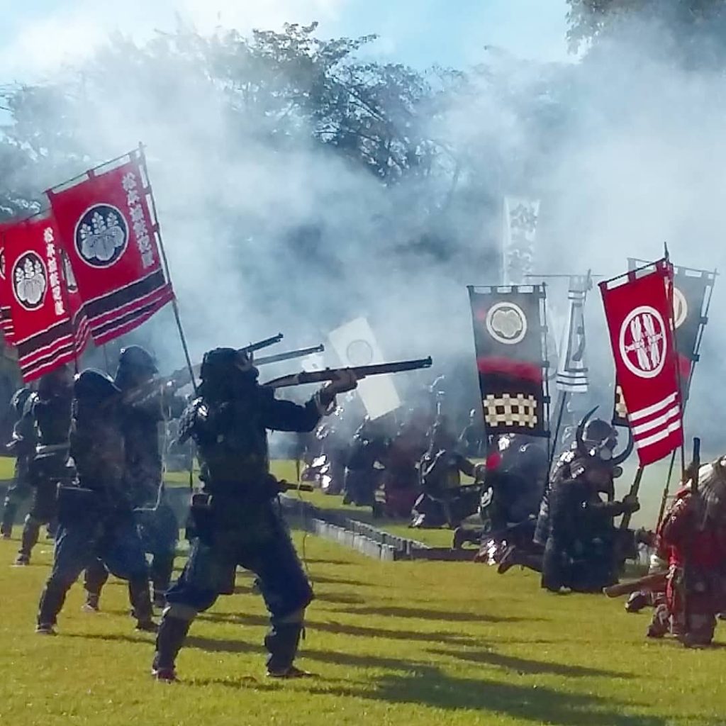 artillerie de samouraïs spectacle