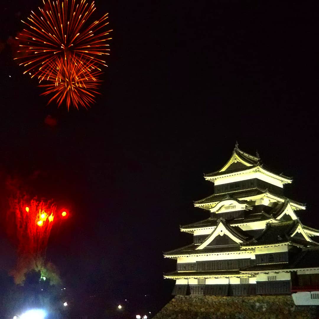 Matsumoto Castle Fireworks 1