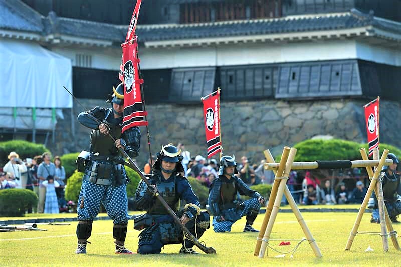 artillerie de samouraïs armes
