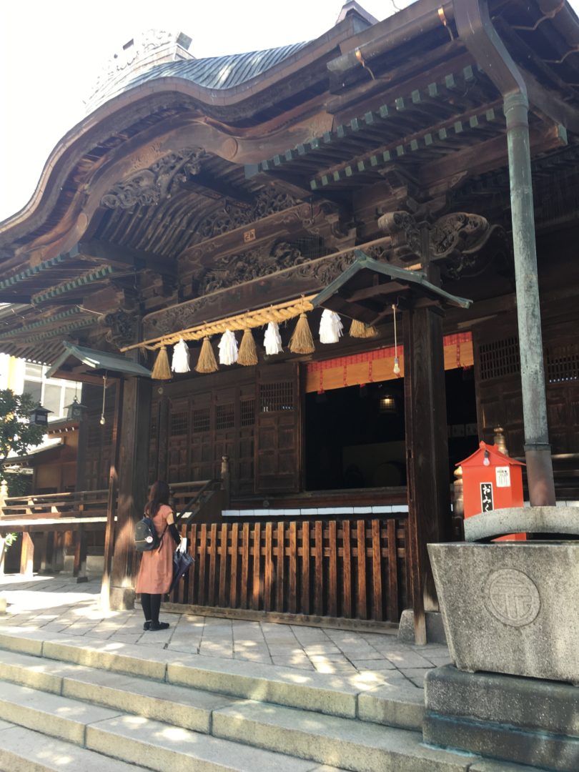 Vivre et travailler dans le centre-ville historique de Matsumoto temple yohashira