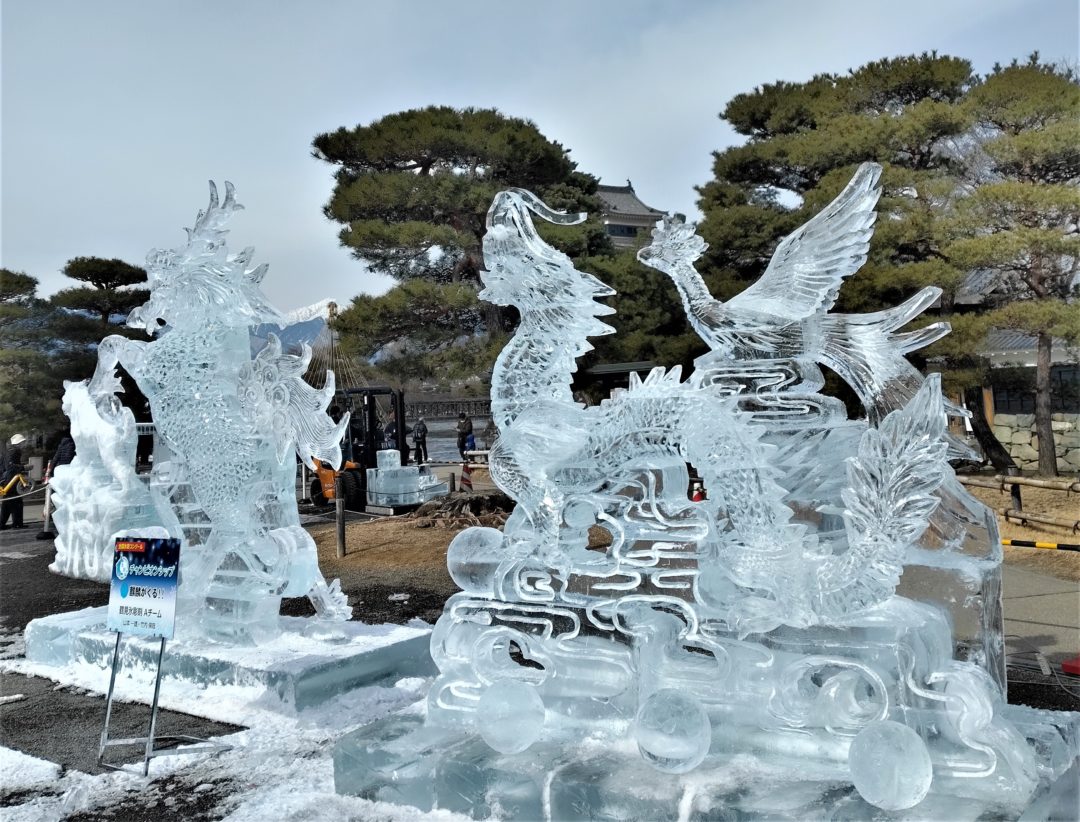 Matsumoto Castle Ice Sculpture tour