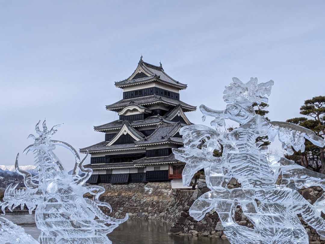 Japan Castle Ice Sculpture show