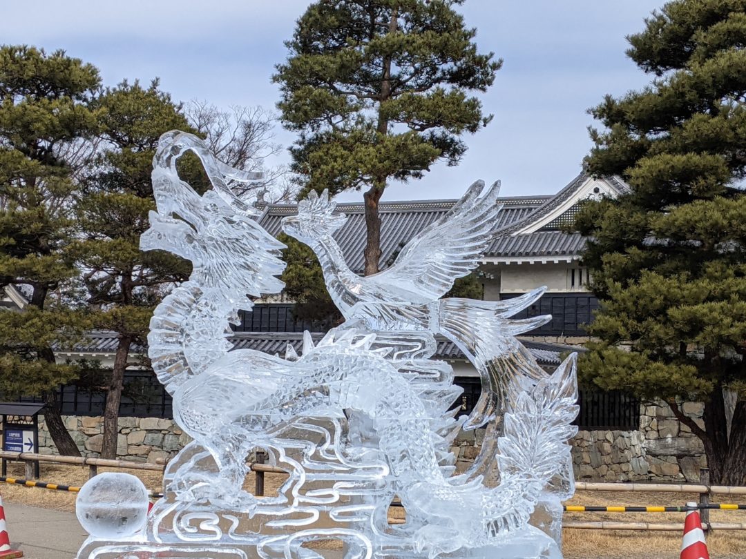 Matsumoto Castle Ice Sculpture experience