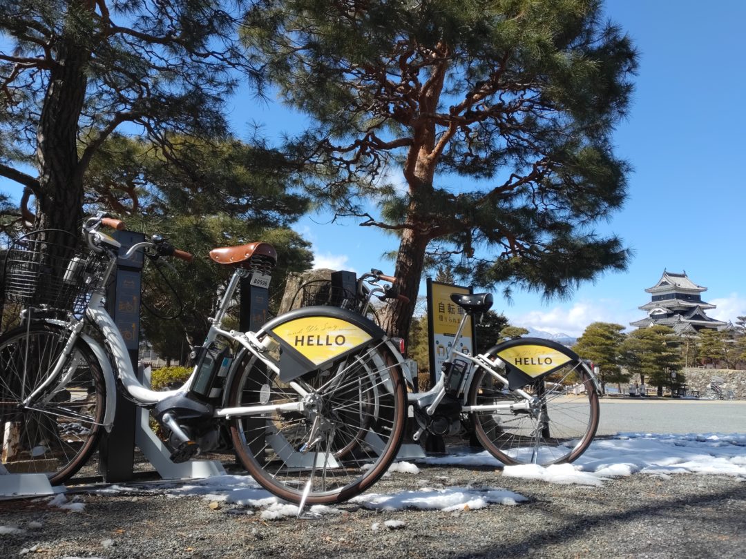 Louer un Vélo Château de Matsumoto