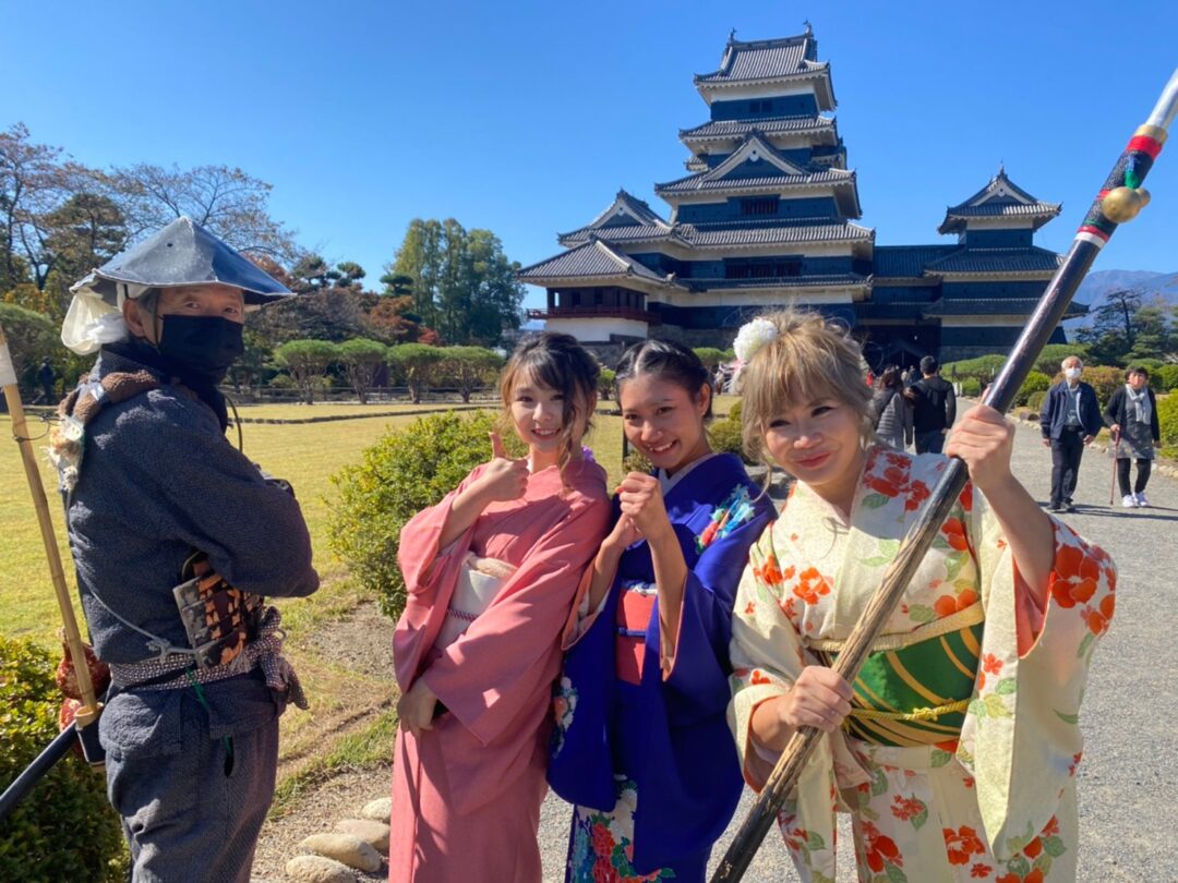 Explore Matsumoto Castle Kimono