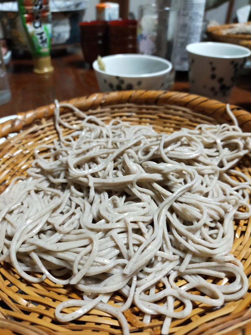 New Year in Matsumoto food soba