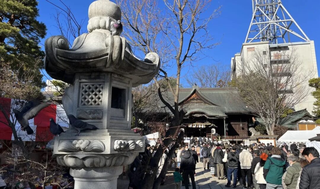 New Year in Matsumoto yohashira shrine